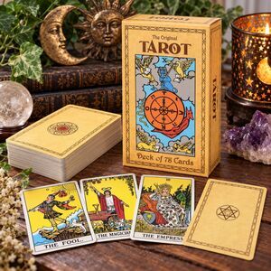 Original Tarot 78 Card Rider Waite Smith Vintage Style Deck New Sealed